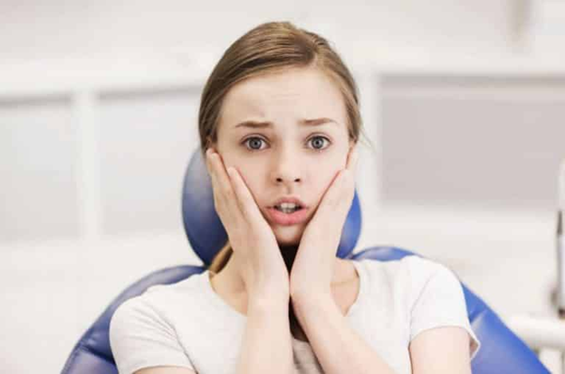 Anxious dental patient